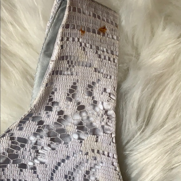 Vintage 50s lace and satin sheath dress - Picture 7 of 8